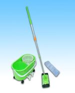 JL SpinGreen Flat Mop system with 2 Mop Pads
